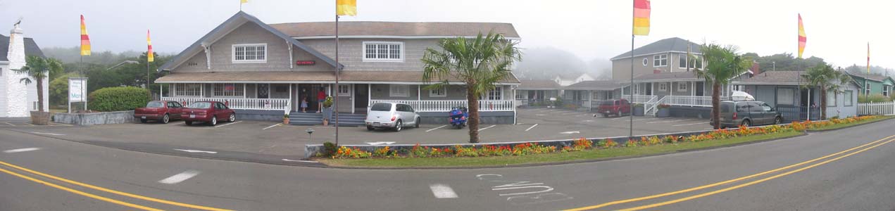 Lincoln City Oregon Coast Motel Jacuzzi and parking